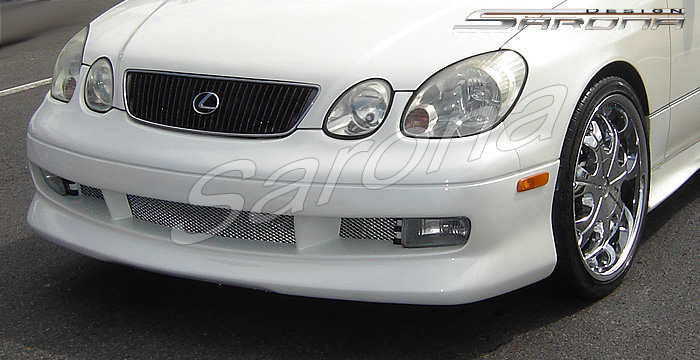 Custom Lexus GS300/400 Front Bumper  Sedan (1998 - 2005) - $490.00 (Part #LX-006-FB)